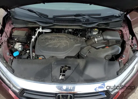 2021 Honda Odyssey Elite из США, поврежденный, VIN 5FNRL6H92MB013022